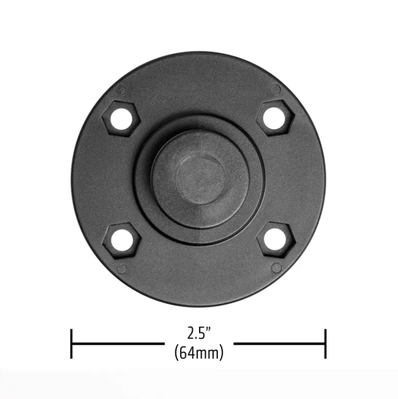 OCTO™ Series Button Pattern to 4-Hole AMPS Round Adapter