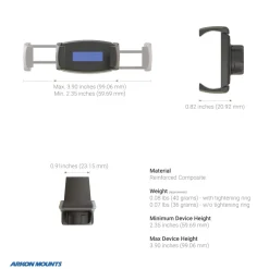 Phone Tripod Mount and LED Ring Light Bundle