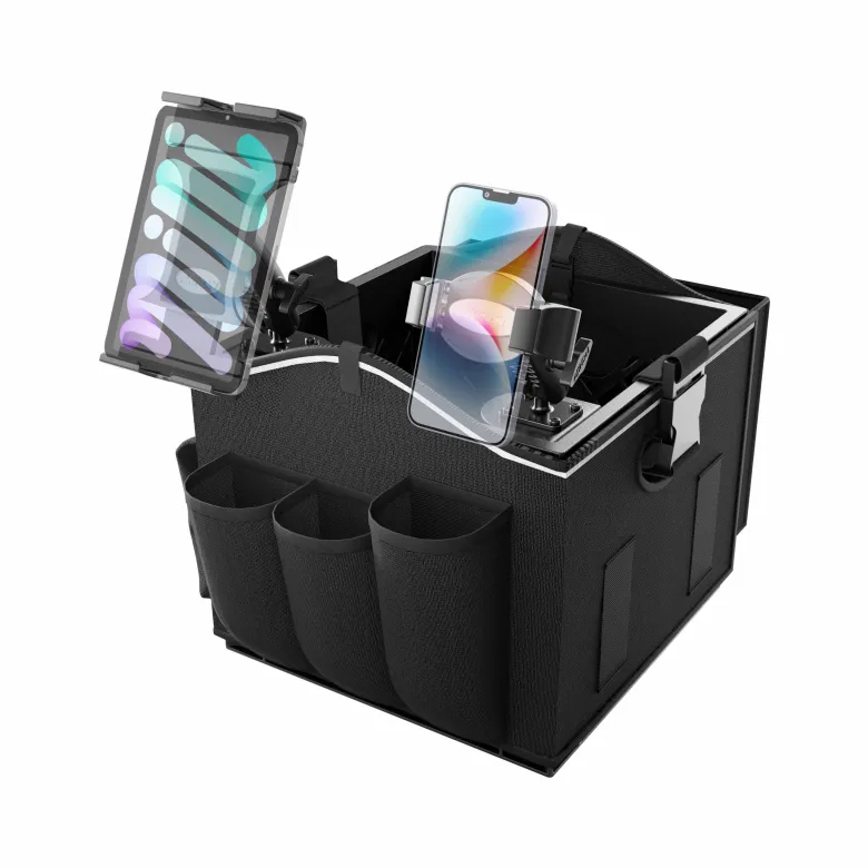 Portable Crate Workstation with Apron Organizer – Choose Your Mounting Setup
