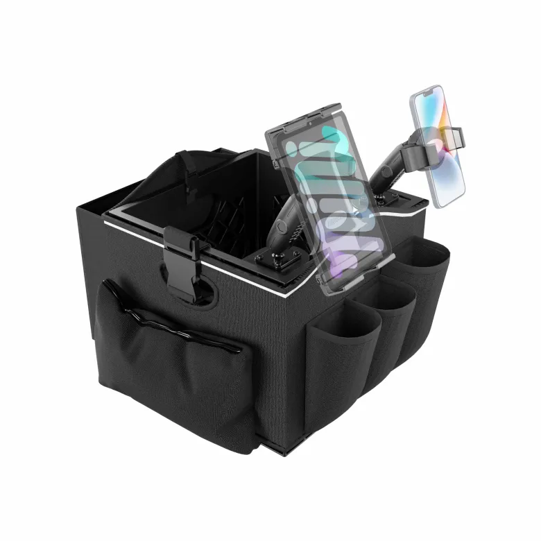 Portable Crate Workstation with Apron Organizer – Choose Your Mounting Setup