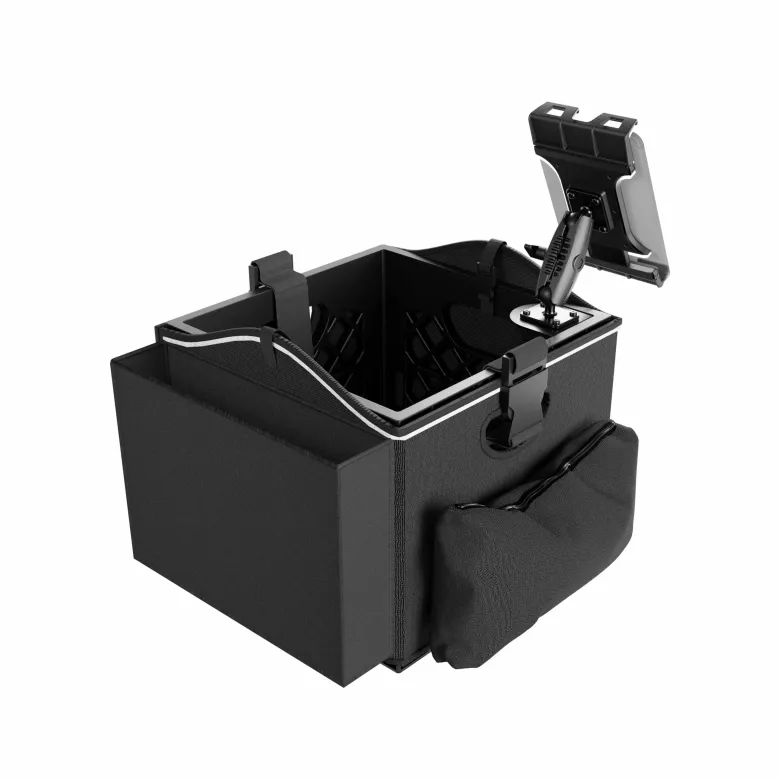 Portable Crate Workstation with Apron Organizer – Choose Your Mounting Setup