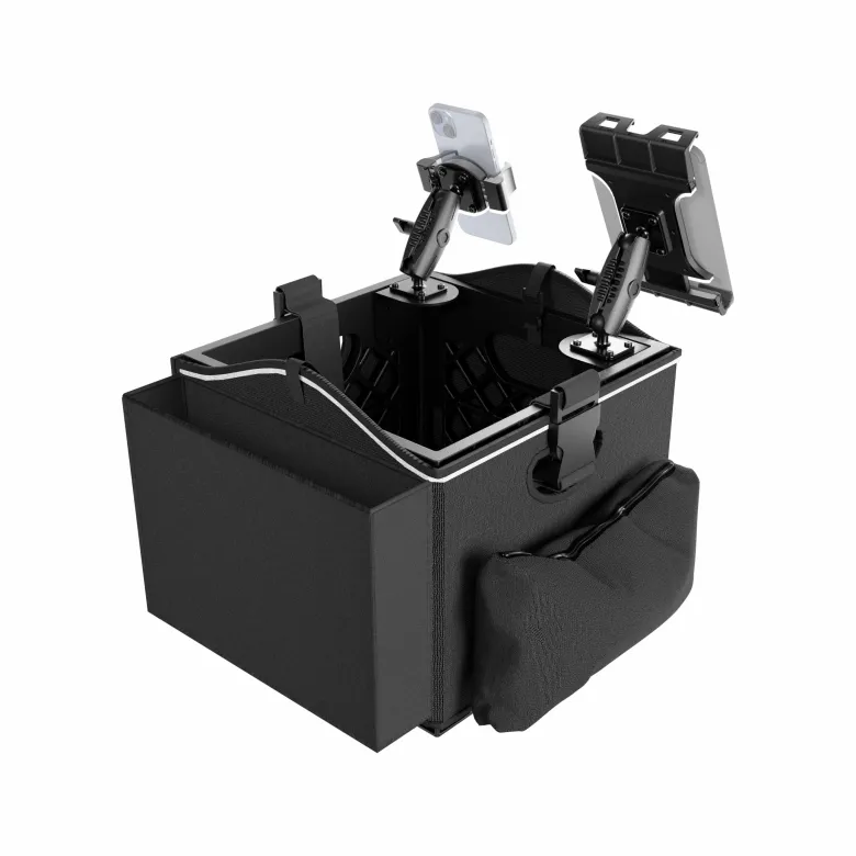 Portable Crate Workstation with Apron Organizer – Choose Your Mounting Setup