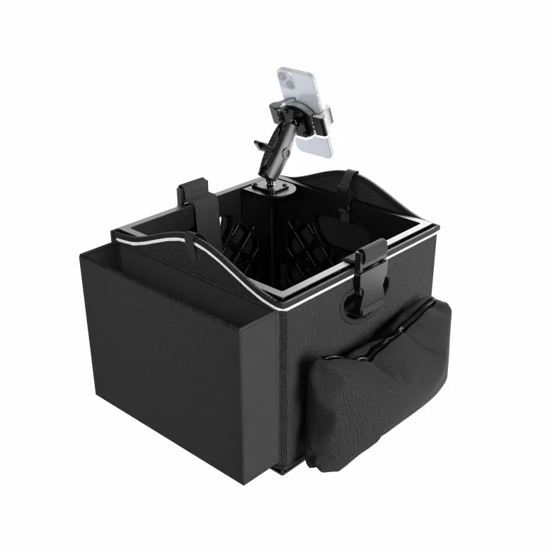 Portable Crate Workstation with Apron Organizer – Choose Your Mounting Setup