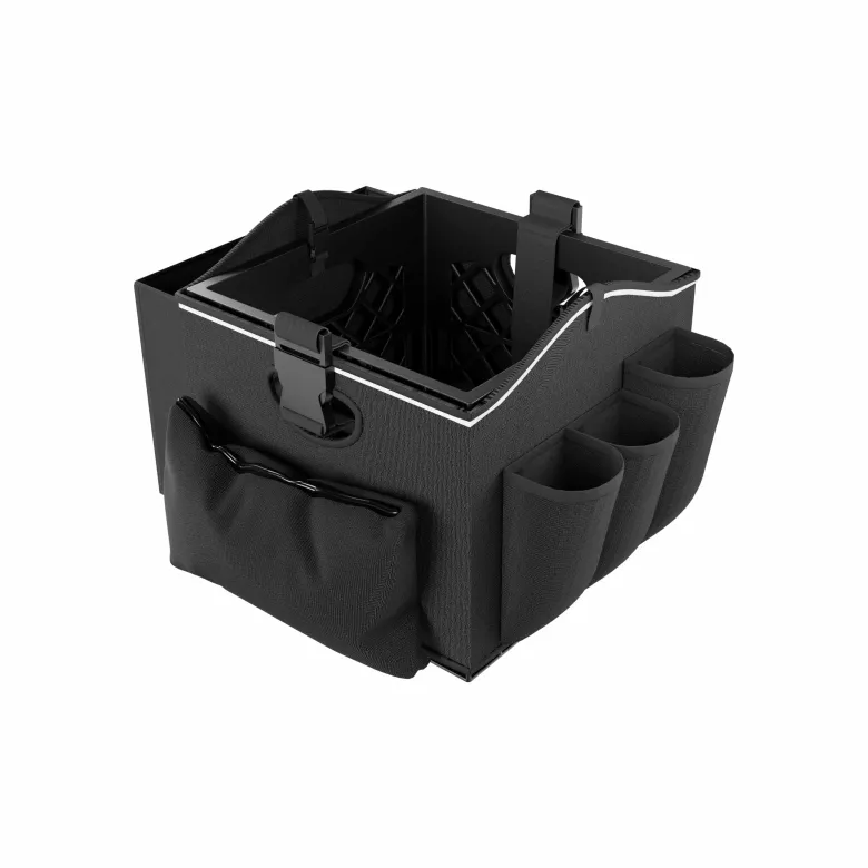 Portable Crate Workstation with Apron Organizer – Choose Your Mounting Setup