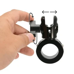 Premium Aluminum Motorcycle Handlebar Mount Pedestal - 20mm Ball Compatible