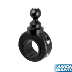 Premium Motorcycle Handlebar Mount for Garmin nuvi GPS - Black Aluminum