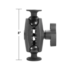 8" Heavy-Duty Metal AMPS Mount - 57mm (2.25 inch) Ball Compatible