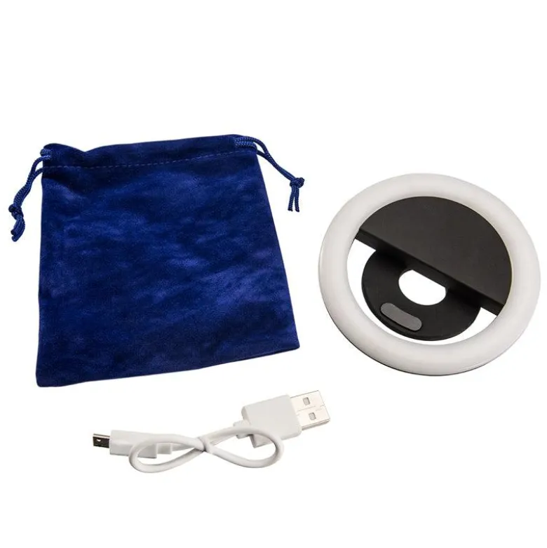 Rechargeable Clip-On LED Ring Light