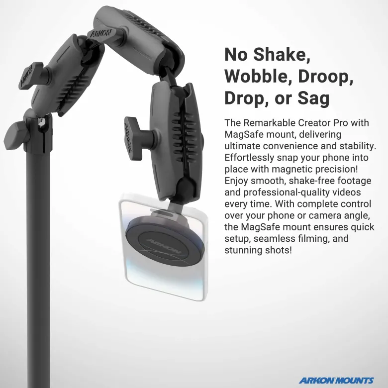 Remarkable Creator™ Pro Mount with MagSafe Compatible Holder