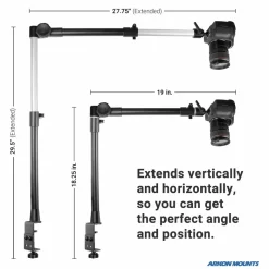 Remarkable Creator™ Studio Mount - Overhead Camera Mount. Includes Camera, Tablet, and Phone Holder