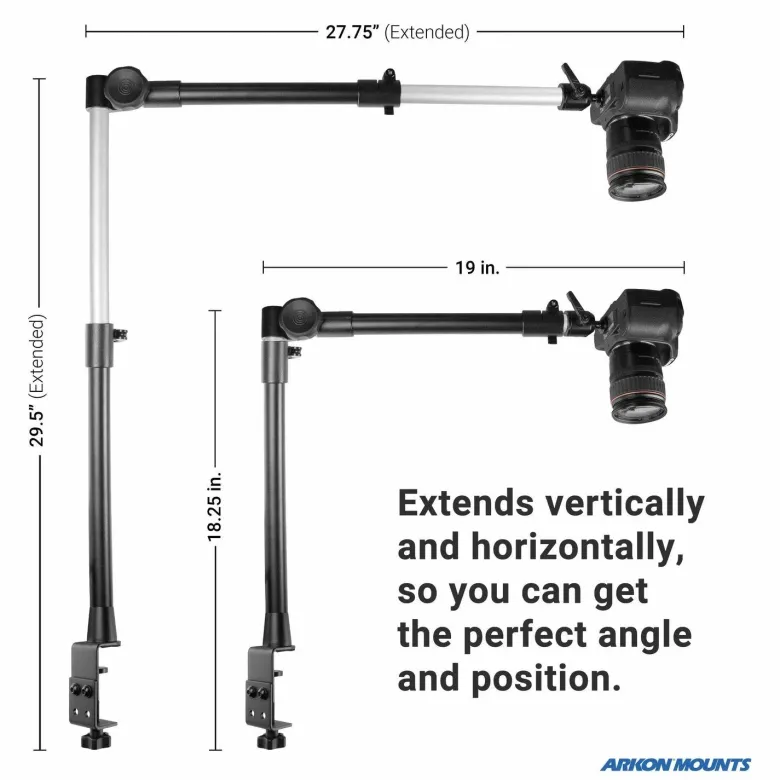 Remarkable Creator™ Studio Mount - Overhead Camera Mount. Includes Camera, Tablet, and Phone Holder