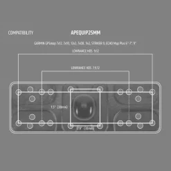 RoadVise® Clamp with Universal Fish Finder Mount