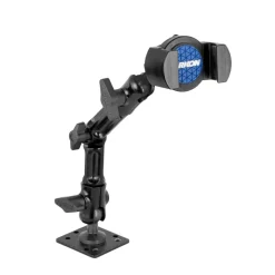 RoadVise Heavy-Duty Multi-Angle Phone Mount - 4-Hole AMPS Compatible