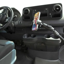 RoadVise® Heavy-Duty Seat Rail or Floor Phone Mount