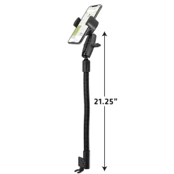 RoadVise® Heavy-Duty Seat Rail or Floor Phone Mount