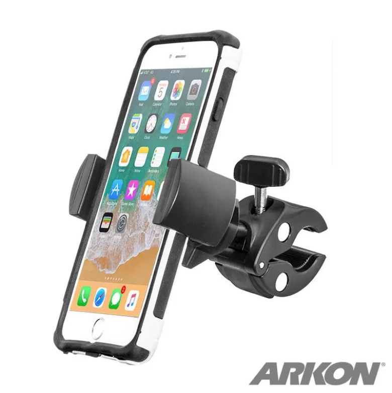 RoadVise® Phone Clamp Post Mount for iPhone, Galaxy, Note, and more