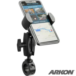 RoadVise® Phone Holder with Aluminum Handlebar Mount and 2.75" Shaft