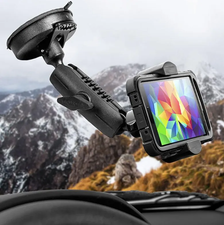 RoadVise® Phone Holder with Suction Mount and Adjustable Arm