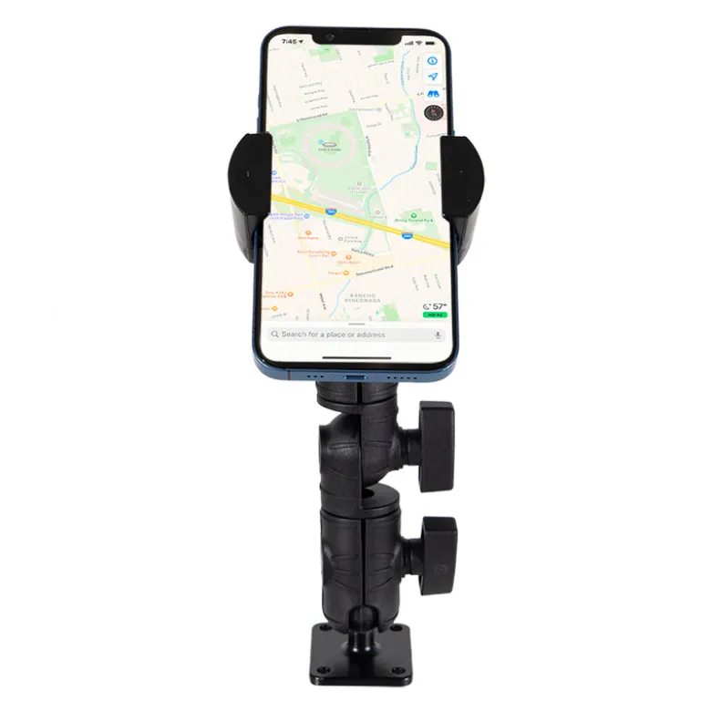 RoadVise® Ratchet Phone Holder with Drill Base Mount