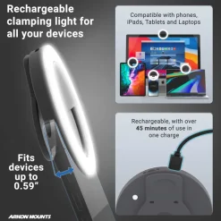 RoadVise® Tripod and Ring Light Bundle