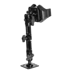RoadVise® Ultra Aluminum Drill Base Mount Phone Holder with Adjustable Arm
