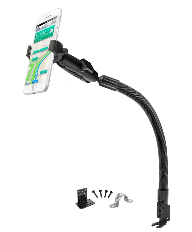 RoadVise® Ultra Holder with Shaft Arm and 18" Seat Rail Mount