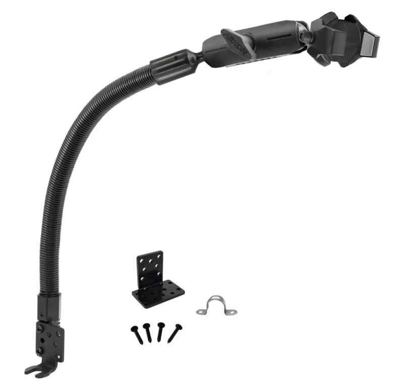 RoadVise® Ultra Holder with Shaft Arm and 18" Seat Rail Mount
