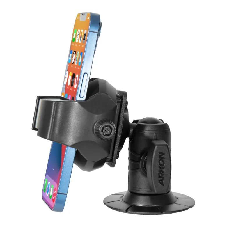 RoadVise® Ultra Phone and Tablet Holder with Adhesive Base and 2” Shaft Arm