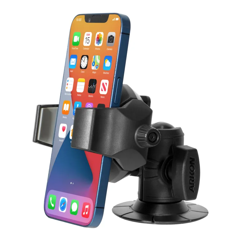 RoadVise® Ultra Phone and Tablet Holder with Adhesive Base and 2” Shaft Arm