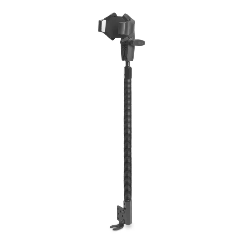RoadVise® Ultra Phone Holder with 18” Aluminum Gooseneck Seat Rail Mount