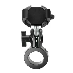 RoadVise® Ultra Premium Aluminum Motorcycle Handlebar Phone and Tablet Mount with Extension
