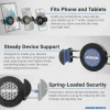 RoadVise® XL Forklift Front Guard Phone and Midsize Tablet Mount