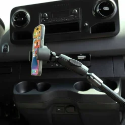 RoadVise® XL Heavy-Duty Seat Rail or Floor Tablet or Phone Mount