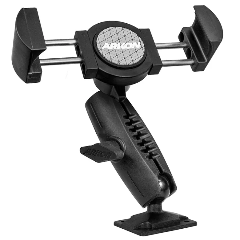 RoadVise® XL Phone Holder with Drill Base Mount and Shaft