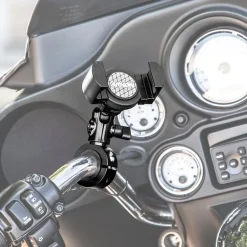 RoadVise® XL Premium Aluminum Motorcycle Handlebar Phone and Midsize Tablet Mount