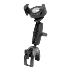 RoadVise® XL Robust Clamp Mount with Phone Holder and Security Knob Shaft