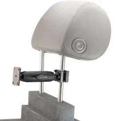 Robust Car Headrest Mount Pedestal with 4-Hole AMPS Head