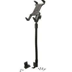 Robust Car or Truck Seat Rail or Floor Slim-Grip® Tablet Mount for iPad, Note, and more