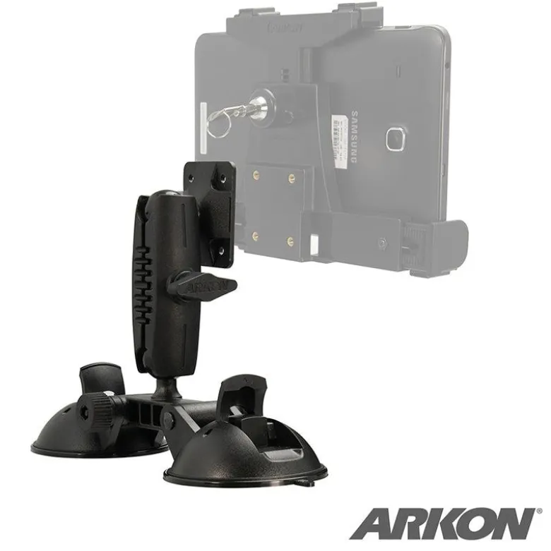 Robust™ Double Windshield Suction Mount - AMPS Compatible