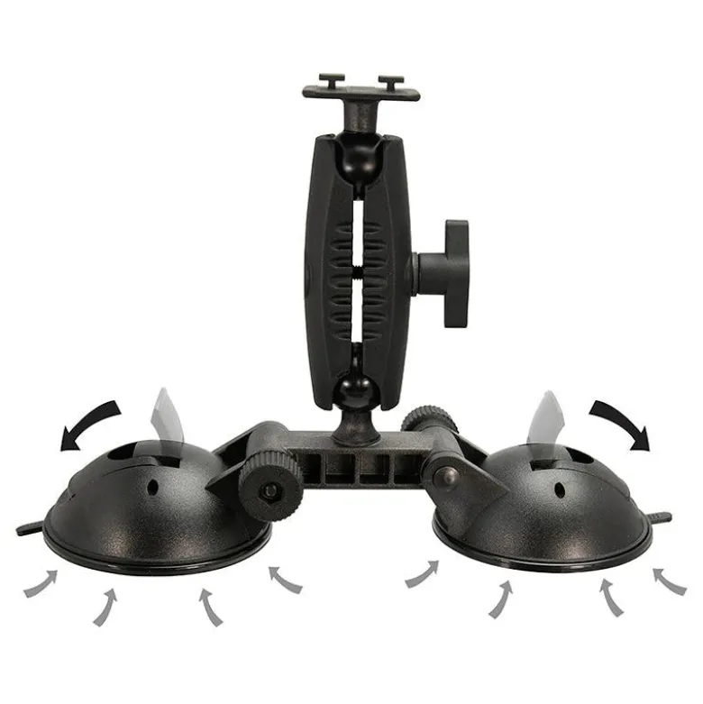 Robust™ Double Windshield Suction Mount - Dual-T Compatible