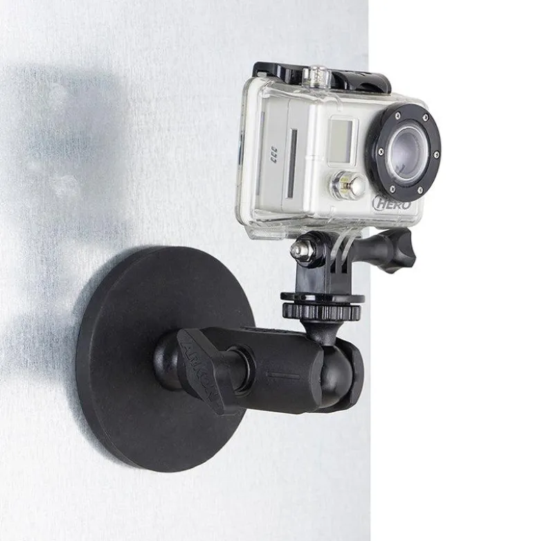 Robust Magnetic Mount for GoPro Action Cameras