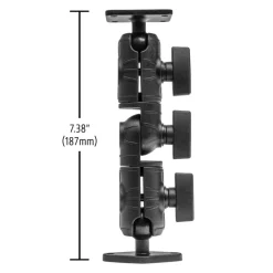 Robust Ratchet Extension Arm with Metal AMPS and Diamond Mount Plates