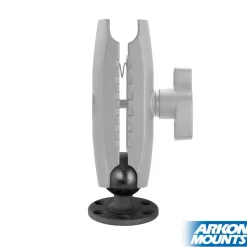 Robust Round Aluminum 57mm (2.25 inch) Ball to 5-Hole Adapter