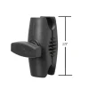 Robust™ Series 2.75 inch Metal Mount Shaft - 25mm (1 inch) Ball Compatible