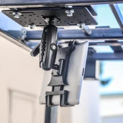 Slim-Grip® Overhead Guard Forklift Tablet Mount with 5" Shaft