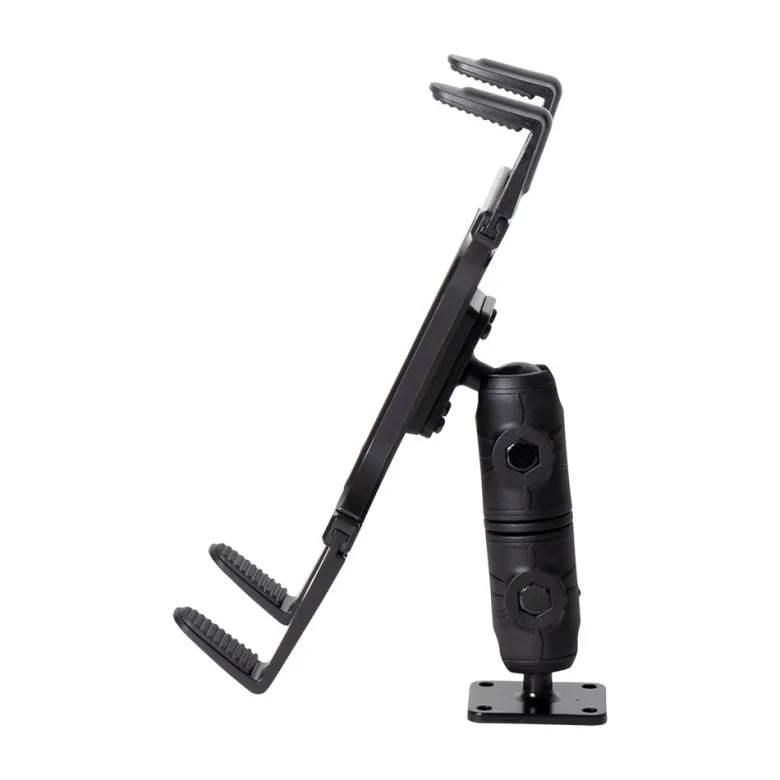 Slim-Grip® Tablet Holder with Double Socket Swivel Arm and Drill-Base Mount