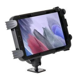Slim-Grip® Tablet Holder with Double Socket Swivel Arm and Drill-Base Mount