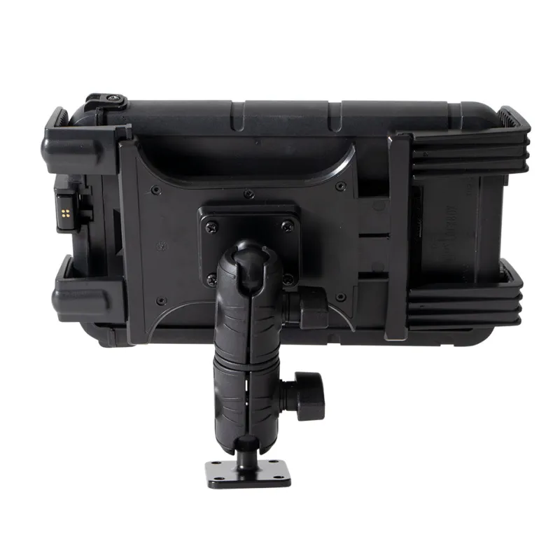 Slim-Grip® Tablet Holder with Double Socket Swivel Arm and Drill-Base Mount