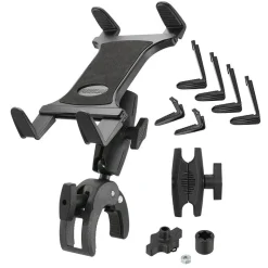 Slim-Grip® Tablet Holder with Clamp Mount and Security Knob Shaft