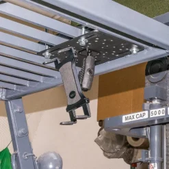 Slim-Grip® Tablet Holder with Overhead Forklift Guard Mount and 3.75" Shaft